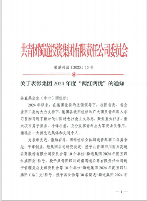 5.28公司团委荣获蜀道集团2024年度”五四红旗团委“称号.png